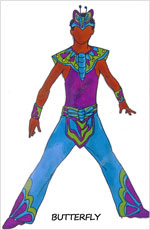 Fun Barbados - Crop Over - Gwyneth Squires Kiddies Kadooment Masquerade Band