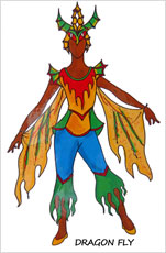 Fun Barbados - Crop Over - Gwyneth Squires Kiddies Kadooment Masquerade Band