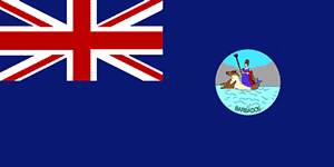Flag of Barbados 1885-1958