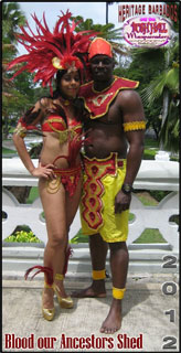 Fun Barbados - Crop Over - 2012 Bush Hall Masqueraders Kadooment Masquerade Band
