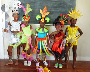 Fun Barbados - Crop Over - Reggie Cave Kiddies Kadooment Band