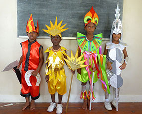 Fun Barbados - Crop Over - Reggie Cave Kiddies Kadooment Band