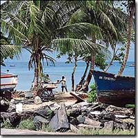 Fishing Boats on the Beach in Barbados